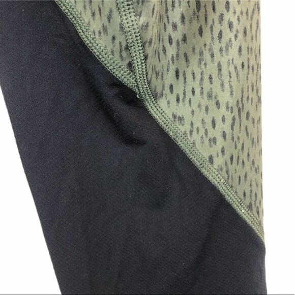 Lululemon 6 Run Inspire Crop II Dottie Dash Green - Picture 11 of 13